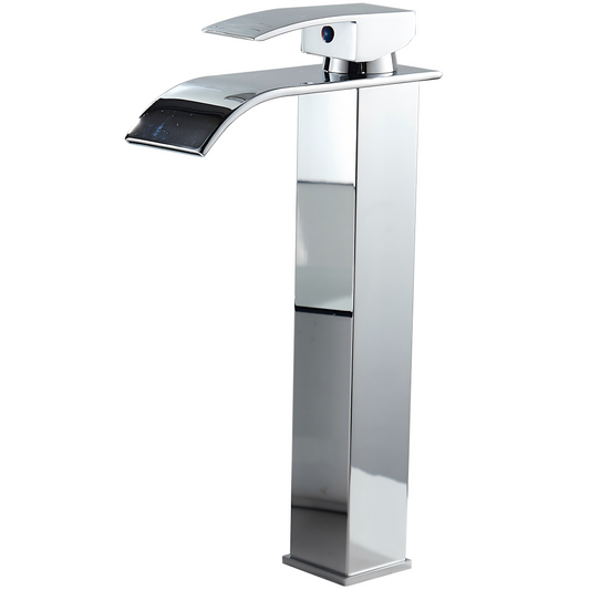 BF008H-N Chrome single-hole faucet for vessel sink