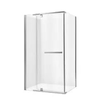42" Shower door with 34" side panel