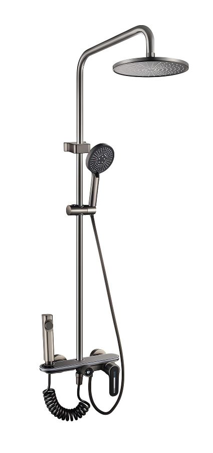 GB01 Shower head with handheld shower and hose