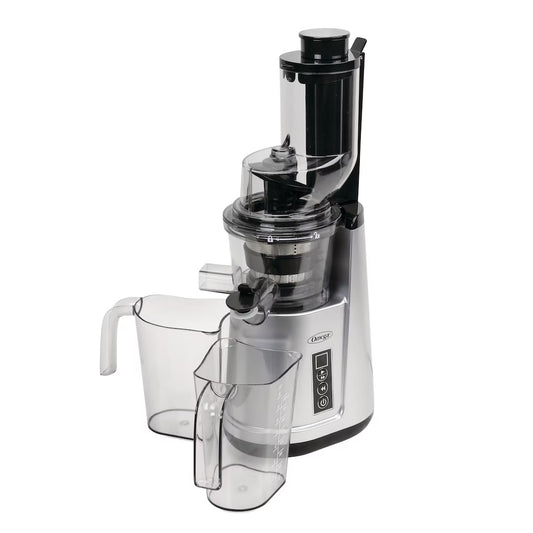 Omega Wide Mouth Cold Press Slow Juicer with Anti-Clog
