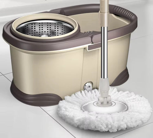 360 Rotating Mop + Bucket- Multicolor