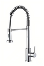 PK001-C Chrome chef-style kitchen faucet with pull-down spout