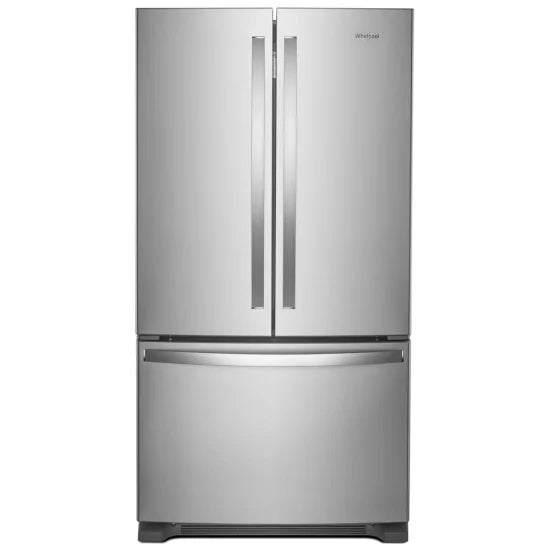 Whirlpool 36-inch W 20 cu.ft. French Door Refrigerator in Fingerprint Resistant Stainless Steel, Full Depth