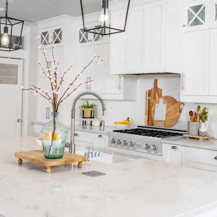 ZLINE 30" Porcelain Gas Stovetop in Fingerprint Resistant with 4 Gas Burners