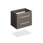 CAAB Home Delight 24" Grey oak finish wall vanity with 2 drawers