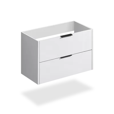 CAAB Home Delight 32" Glossy white wall vanity with 2 drawers
