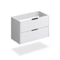 CAAB Home Delight 32" Glossy white wall vanity with 2 drawers