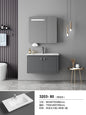 CAAB Home Delight 3203-80 Wall hung Vanity set with LED Lighting Mirror