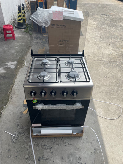 CAAB Home Delight 600MM Free-Standing Gas Range with Precise Simmer Burner Broil drawer Oven in Stainless Steel