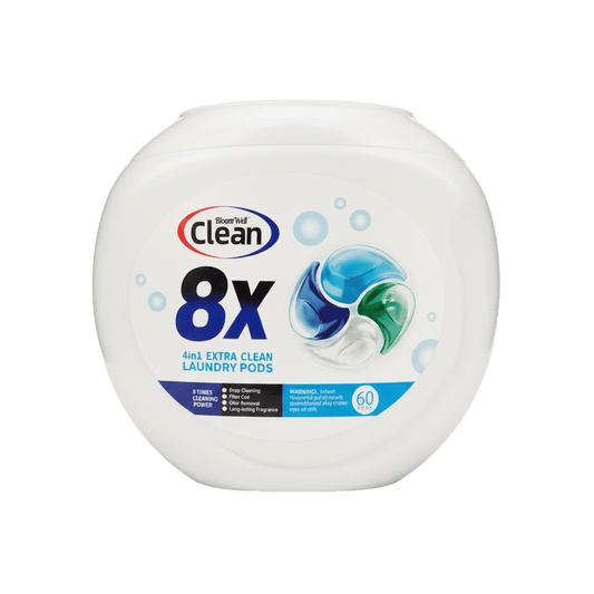 CAAB Home Delight Bloom Well Clean 8X Laundry Pods | 4-in-1 Deep Clean, Odor Removal & Fiber Care | 60 Count