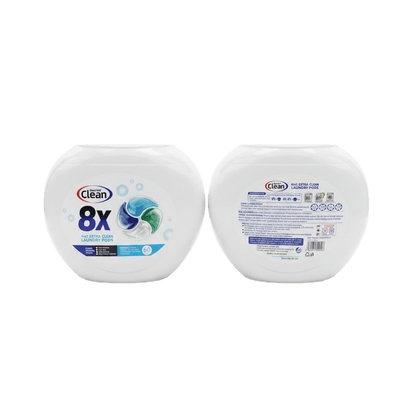CAAB Home Delight Bloom Well Clean 8X Laundry Pods | 4-in-1 Deep Clean, Odor Removal & Fiber Care | 60 Count