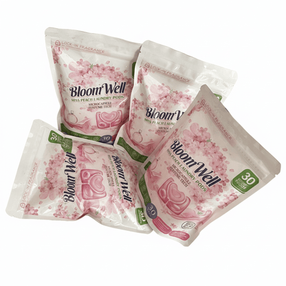 CAAB Home Delight BloomWell Miss Peach Laundry Pods — 30 Pods