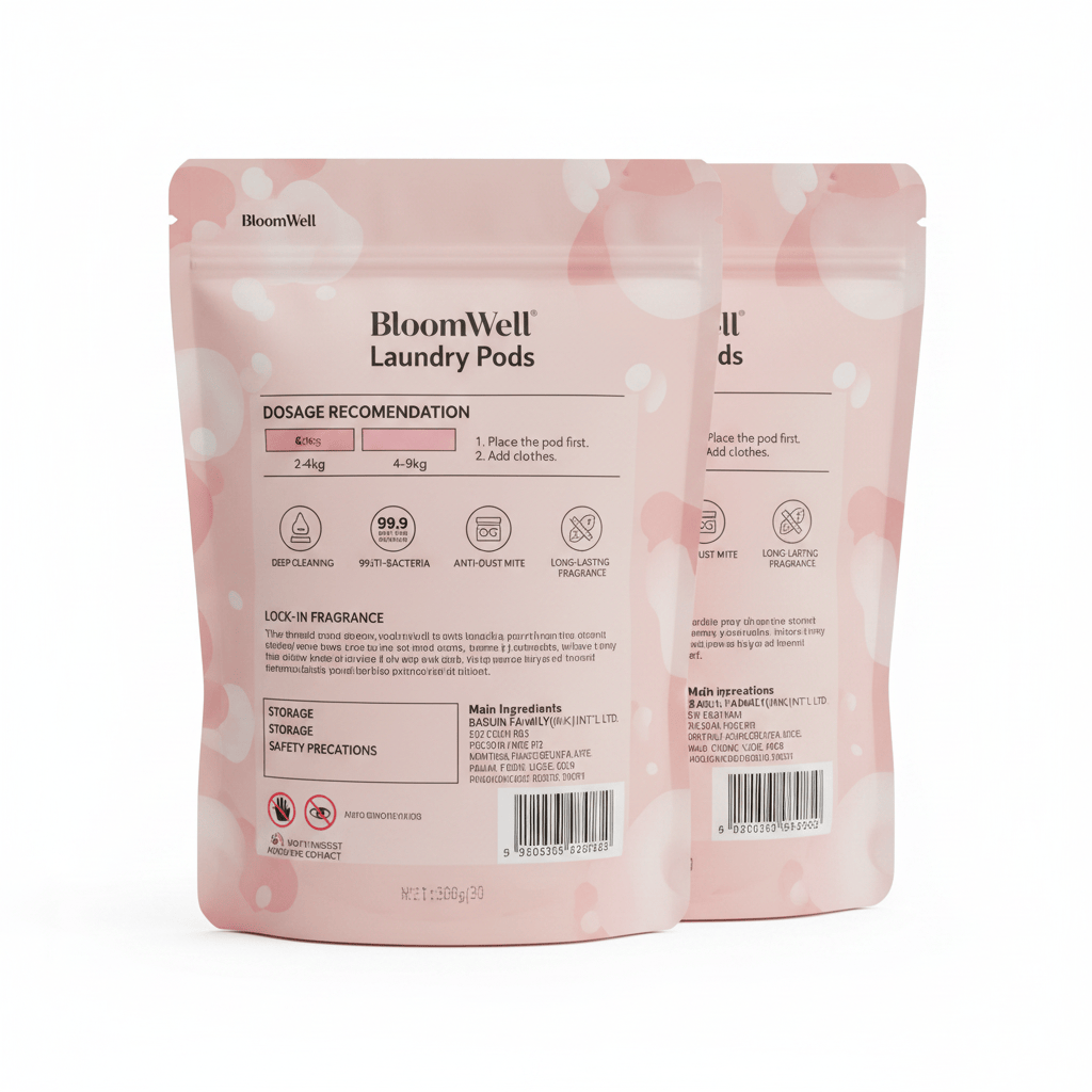 CAAB Home Delight BloomWell Miss Peach Laundry Pods — 30 Pods