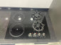 CAAB Home Delight Built-In Smooth Surface Gas and Electric Cooktop with 2 Gas and 2 Electric Burner