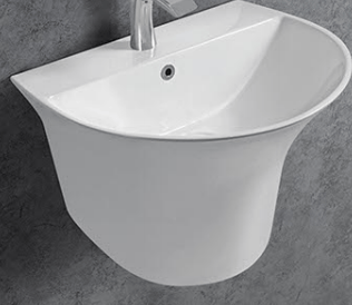 CAAB Home Delight Ceramic Wall-Hung Hand Wash Basin