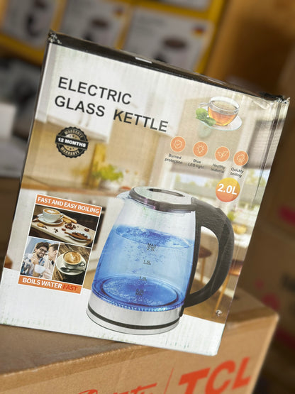 CAAB Home Delight Electric 2L Glass Kettle