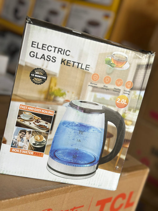 CAAB Home Delight Electric 2L Glass Kettle
