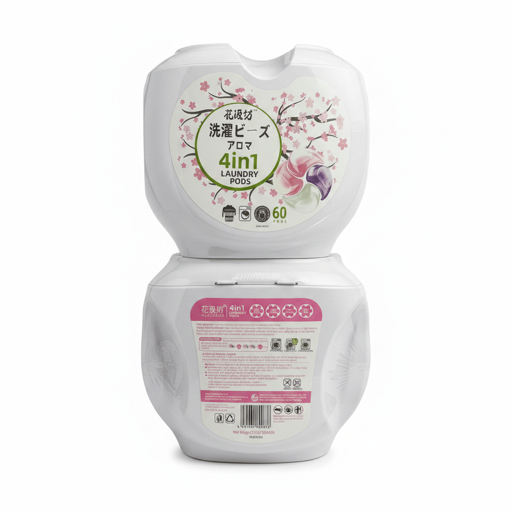 CAAB Home Delight Huajifang (花汲坊) 4in1 Aroma Laundry Pods — 60 Pods