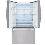 CAAB Home Delight LG Electronics 36-inch W 28 cu. ft. 3-Door French Door Refrigerator in Smudge Resistant Stainless Steel - ENERGY STAR