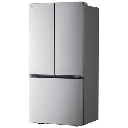 CAAB Home Delight LG LF21C6200S Bottom Freezer Counter Depth French Door Refrigerator, 33 inch Width, 21 cu. ft. Capacity, Counter Depth, Ice Dispenser (Freezer Located), ENERGY STAR Certified, Stainless Steel colour, Counter-Depth MAX™ , ThinQ® Technology