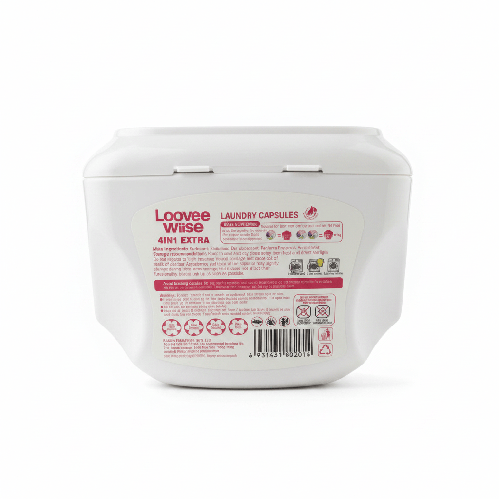 CAAB Home Delight Loovee Wiise 4IN1 Extra Laundry Capsules — 36 Pacs
