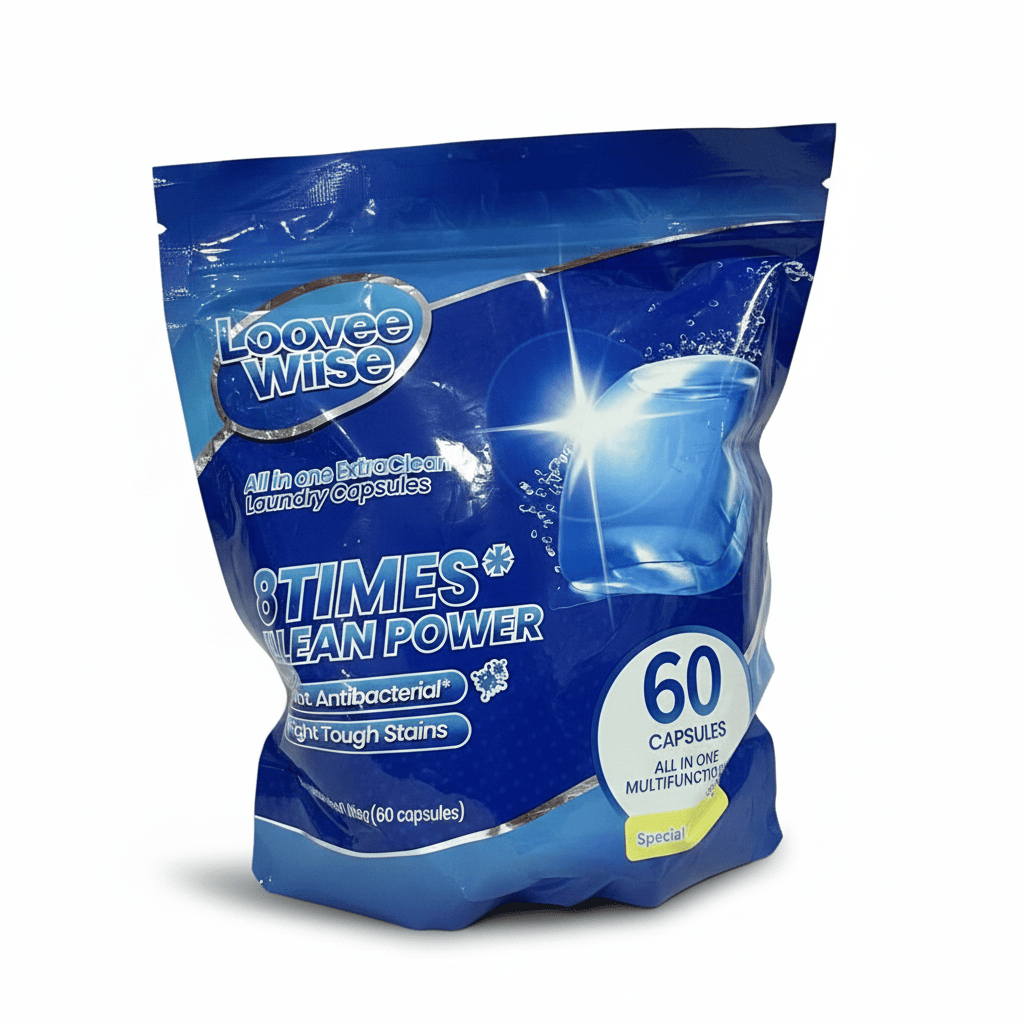 CAAB Home Delight Loovee Wiise All in One ExtraClean Laundry Capsules — 60 Capsules