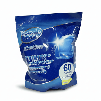 CAAB Home Delight Loovee Wiise All in One ExtraClean Laundry Capsules — 60 Capsules