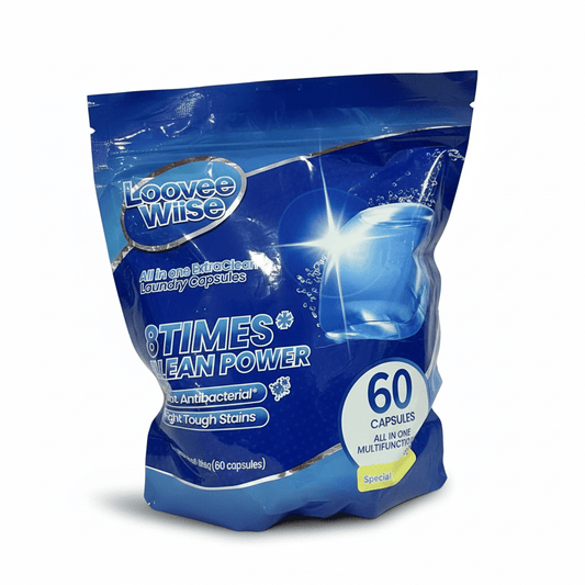 CAAB Home Delight Loovee Wiise All in One ExtraClean Laundry Capsules — 60 Capsules