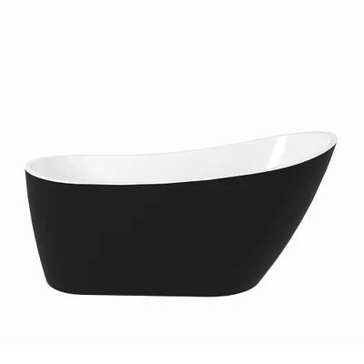 CAAB Home Delight MALIK 59" Black freestanding bathtub