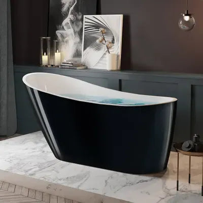 CAAB Home Delight MALIK 59" Black freestanding bathtub
