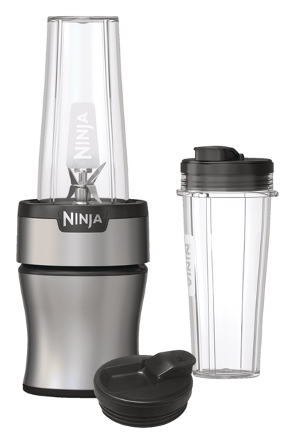 CAAB Home Delight Ninja® Nutri Personal Blender with 2 Travel Jars, Silver, 591mL