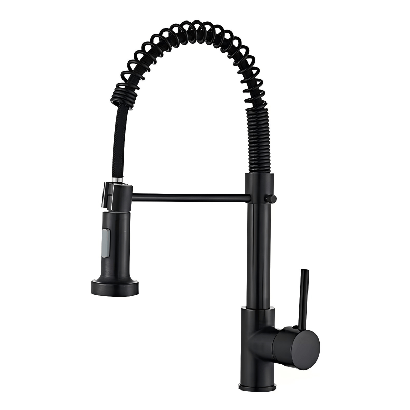 CAAB Home Delight PK001-B Chrome chef-style kitchen faucet with pull-down spout