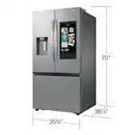 CAAB Home Delight Samsung 36-inch W 30 cu. ft. French Door Refrigerator in Stainless Steel, Standard Depth - ENERGY STAR