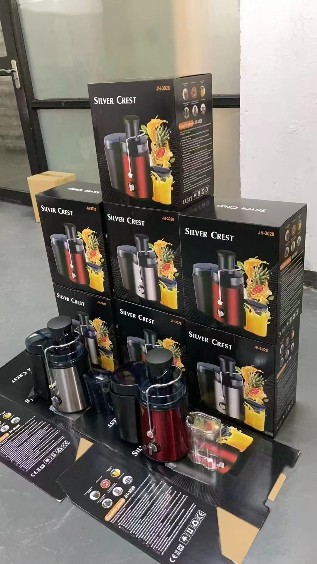 CAAB Home Delight SC-1987 Electric Juice Extractor - Silver/Black