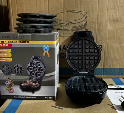 CAAB Home Delight SC-5531 Waffle Maker Matt Black