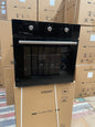 CAAB Home Delight Single Electric Wall Oven Built-In with True Convection in Black