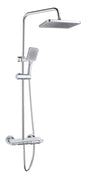 CAAB Home Delight SP01 Square thermostatic shower column with rain shower, hand shower and spout