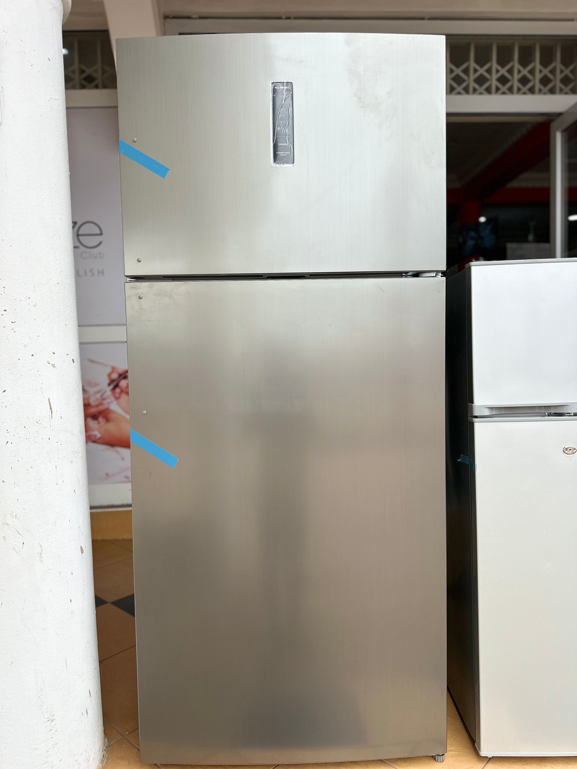 CAAB Home Delight Top Freezer Refrigerator with Multi-Air Flow in Stainless Steel