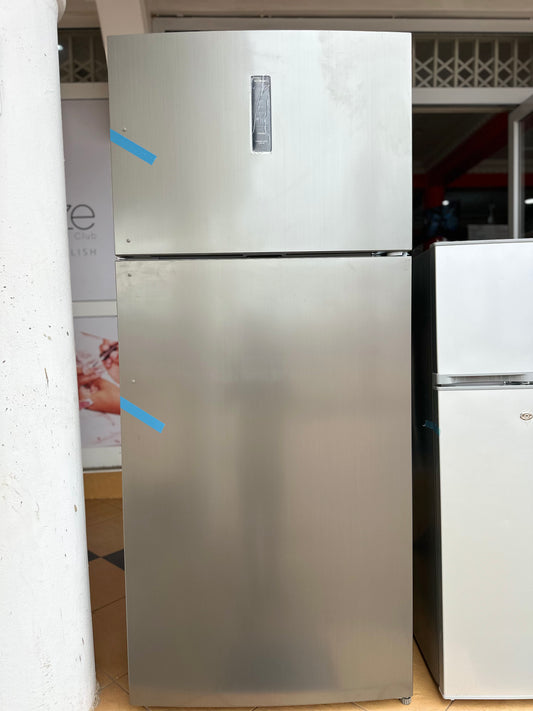 CAAB Home Delight Top Freezer Refrigerator with Multi-Air Flow in Stainless Steel