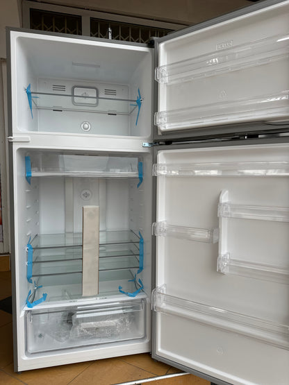 CAAB Home Delight Top Freezer Refrigerator with Multi-Air Flow in Stainless Steel