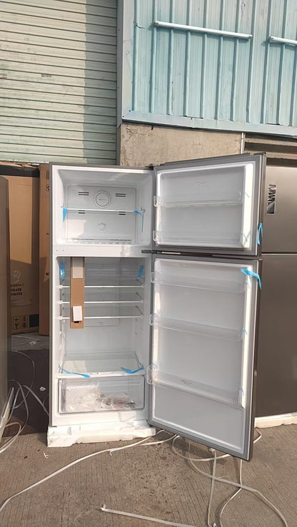 CAAB Home Delight Top Freezer Refrigerator with Multi-Air Flow in Stainless Steel