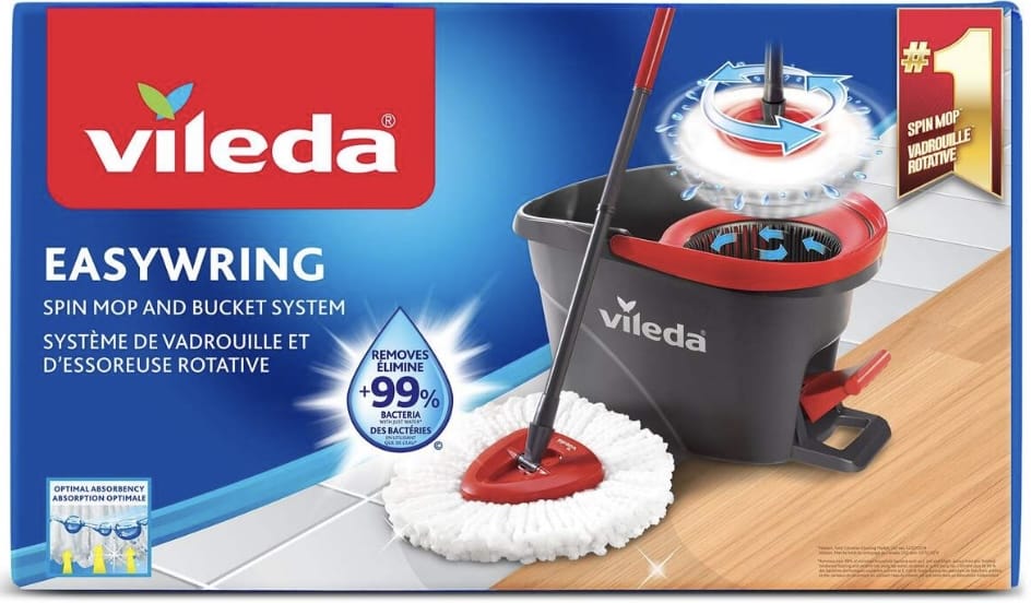 CAAB Home Delight Vileda EasyWring Spin Mop & Bucket System
