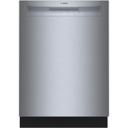 Bosch 100 Series 24-Inch Smart Built-In Dishwasher with Home Connect, Anti Fingerprint