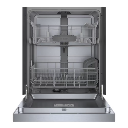 Bosch 100 Series 24-Inch Smart Built-In Dishwasher with Home Connect, Anti Fingerprint