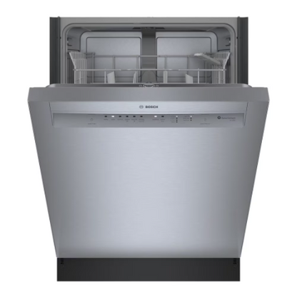Bosch 100 Series 24-Inch Smart Built-In Dishwasher with Home Connect, Anti Fingerprint