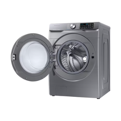 Samsung 5.2 Cu.Ft. Front Load Washer with Super Speed and Built-in Wifi in Platinum