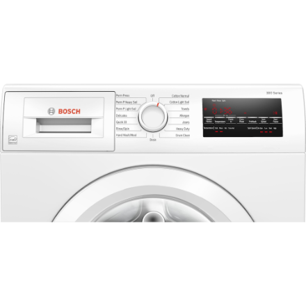 Bosch 300 Series 24-Inch 2.2 cu.ft. High-Efficiency Front Load Washer - Plugs Into Adapter