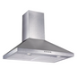 Vissani 30-inch 350CFM Convertible Pyramid Wall-Mounted Range Hood with 3-Speed Setting in Stainless Steel