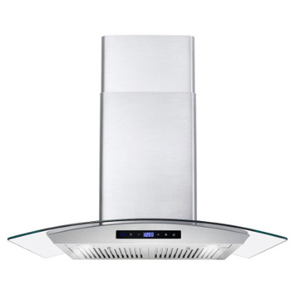 Cosmo 30 in. Ducted Wall Mount Range Hood in Stainless Steel with Touch Controls