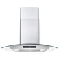 Cosmo 30 in. Ducted Wall Mount Range Hood in Stainless Steel with Touch Controls